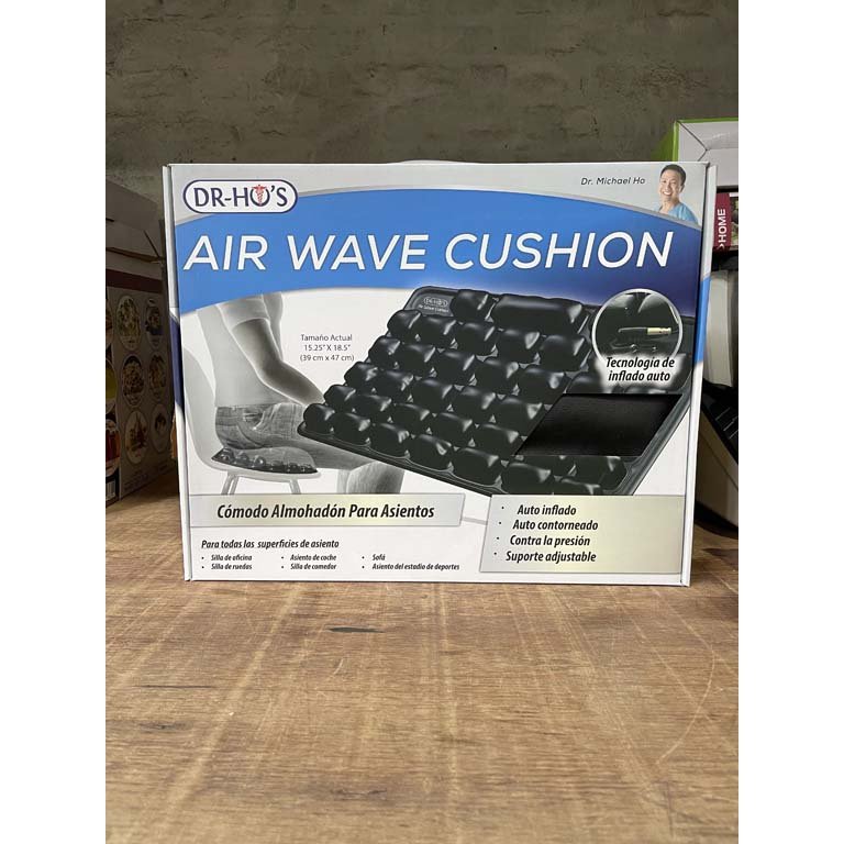 Almohadón Inflable Dr-Ho's Air Wave Cushion para Asientos