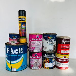 Lote siguiente: Lote de 9 Latas de Esmalte Sintético y Brillante de Varios Colores