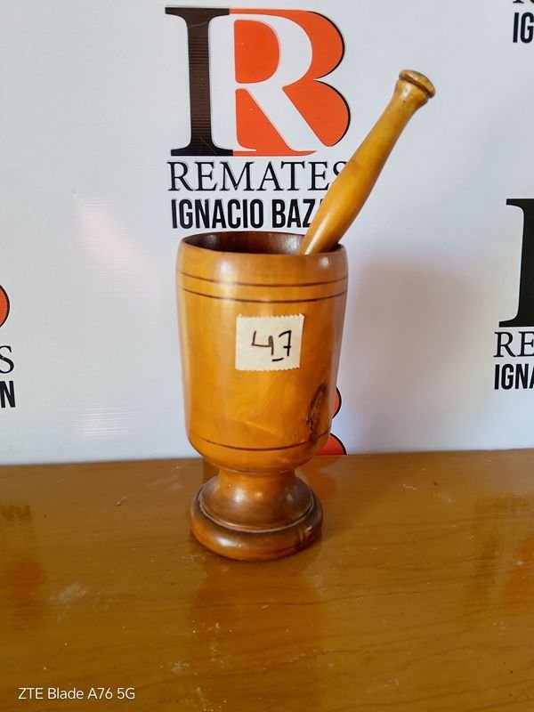 Mortero de madera para cocina - imagen 2