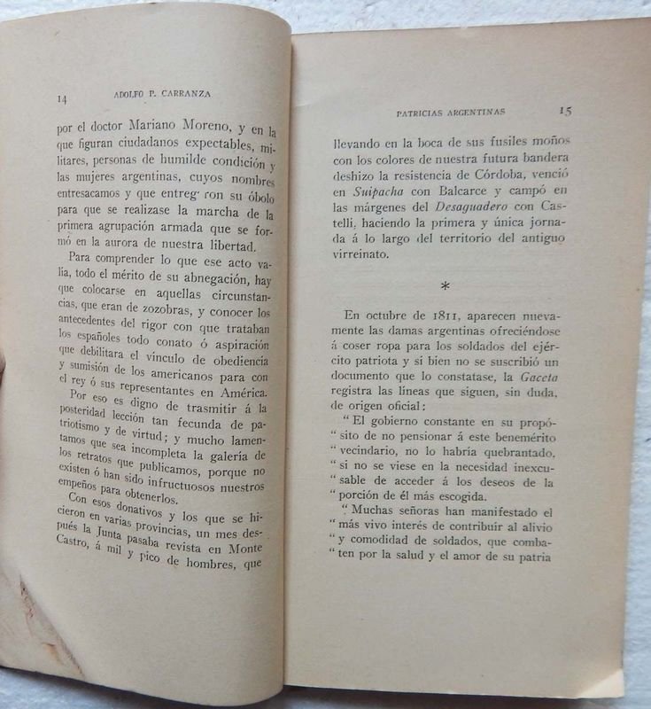 Libro antiguo de Adolfo P. Carranza, Patricias Argentinas - imagen 5