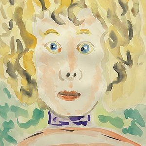 Lote anterior: Acuarela "Niña" de Raúl Cabrera, 50 x 34 cm