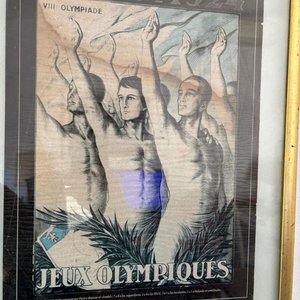 Afiche Enmarcado Juegos Olímpicos París 1924 - Uruguay - imagen 3