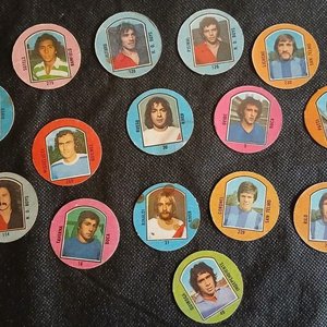 Figuritas Redondeles Fútbol Argentino Década 1970 - Lote de 15 - imagen 1