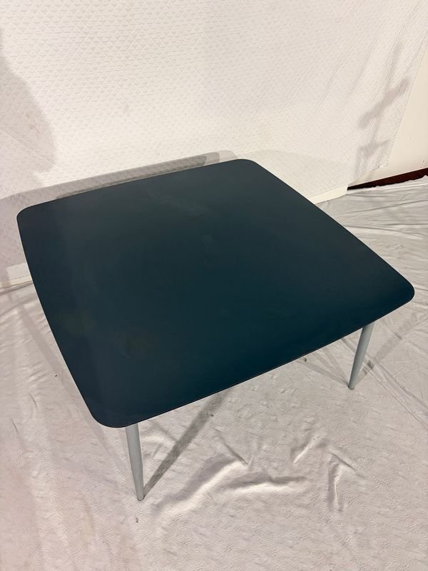 Mesa Baja Diseño Saccaro Madera y Metal Exterior/Interior
