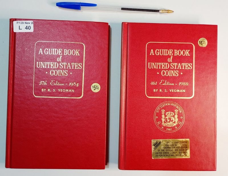 Catálogos "A Guide Book of United States Coins" - Ediciones 1984 y 1988
