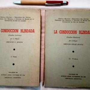 Circulo Militar-Biblioteca del Oficial: La Conducción Blindada (Estudios Históricos), Tomos I y II - imagen 1