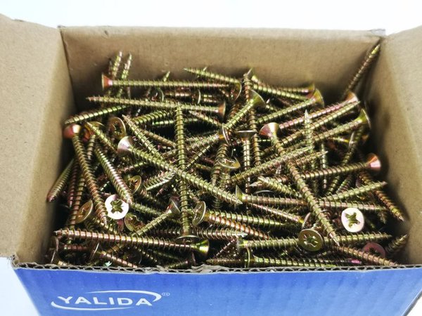Tornillos para Madera Autorroscantes YALIDA 5x40 mm - Caja de 300 unidades