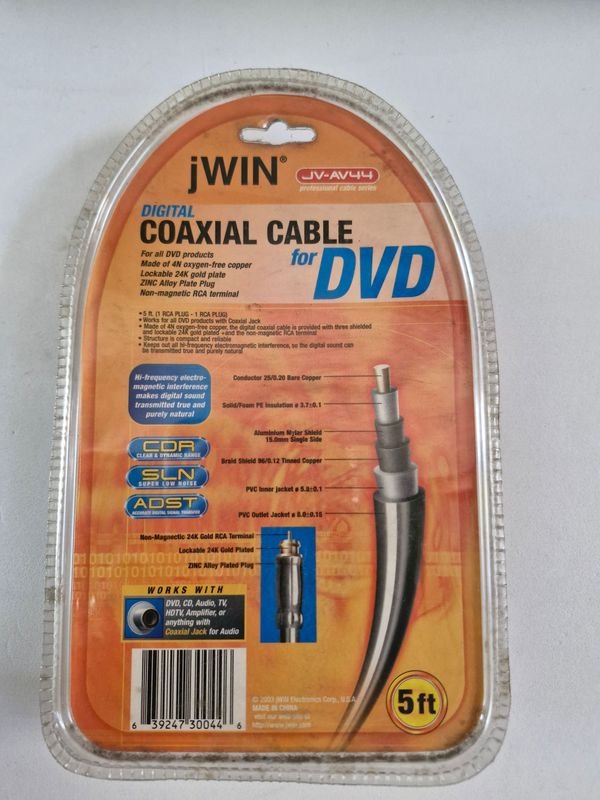 Cable Digital CoAxial para DVD - imagen 2