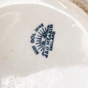 Bacinilla Antigua de Loza Inglesa J&G Meakin - imagen 6