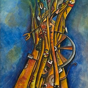 Lote anterior: Obra de Adolfo Nigro "La Parva y la Luna" - Acrílico sobre Papel Firmado y Fechado '77