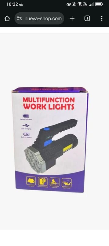 Linterna LED con cámara y puerto USB - imagen 3