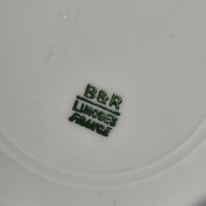 Seis Platitos de Porcelana: Cáscara de Huevo, Limoges, Napoleón y Estilo Oriental - imagen 12