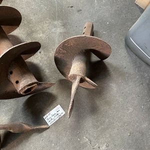 Gran mecha pocera de hierro con 2 punteros enganche para tractor - imagen 6