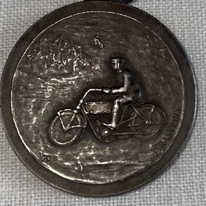 Medalla Ciclismo Club América Amberes 1925 Primer Puesto Dassori - imagen 7