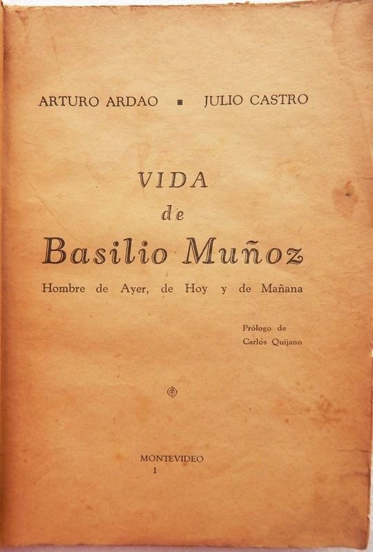 Libro de Arte y Cultura: Vida De Basilio Muñoz - imagen 2