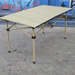 Mesa Plegable Portátil Color Beige - imagen 1
