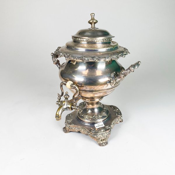 Samovar en metal labrado para el hogar - imagen 1
