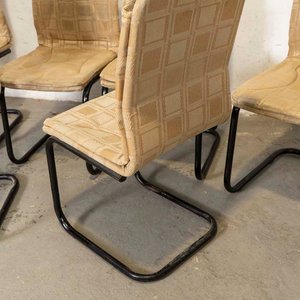 Seis Sillas Tapizadas con Estructura Metálica para Retapizar - imagen 3