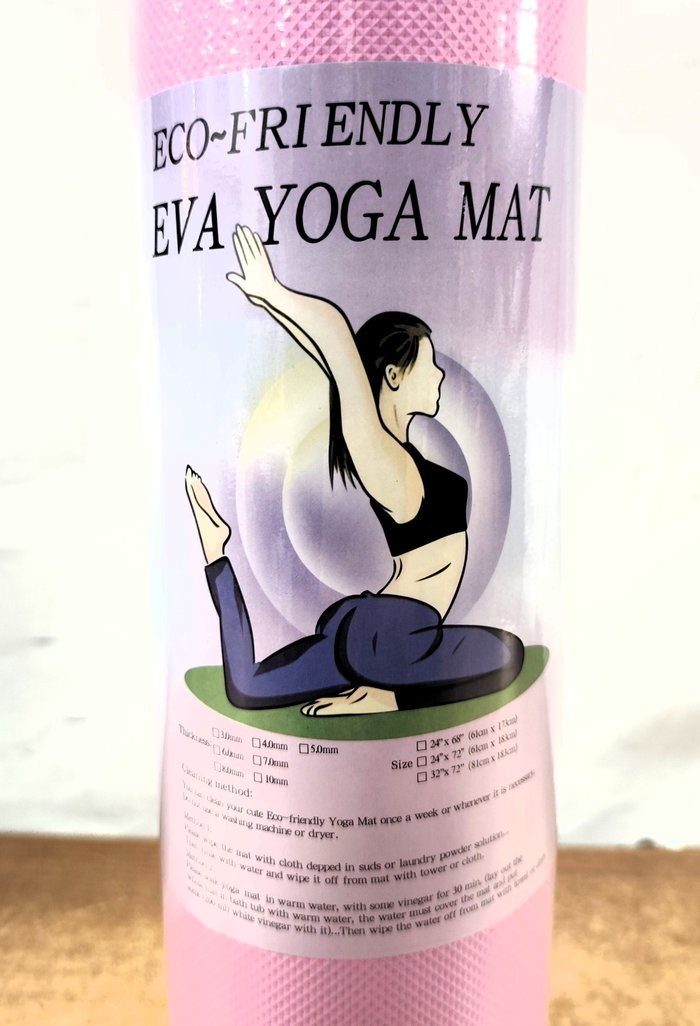 ALFOMBRA PARA EJERCICIOS/YOGA ROSADA - imagen 5