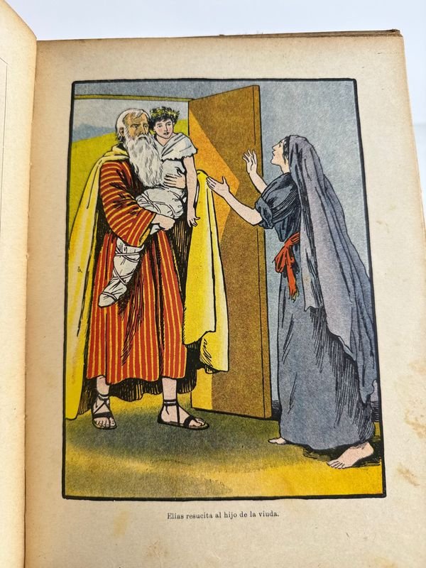 Biblioteca para niños con episodios de la historia sagrada antiguo testamento - Barcelona 1930 - imagen 8