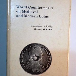 Libro "World Countermarks on Medieval and Modern Coins" de Gregory G. Brunk - imagen 1