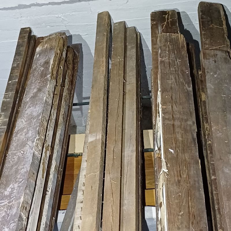 Ocho tirantes de pinotea para construcción - imagen 5