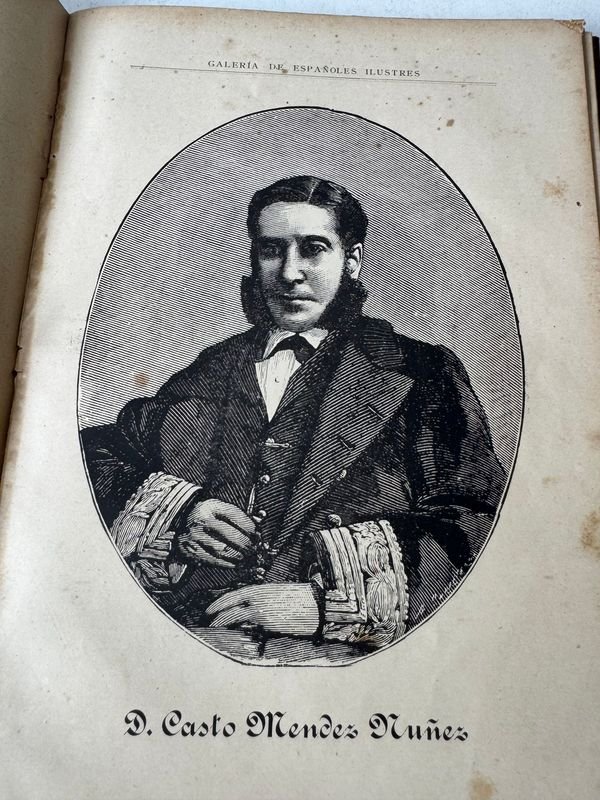 Galería Españoles Ilustres Retratos y Biografías Publicadas por El Correo Español - Buenos Aires 1893 - imagen 6