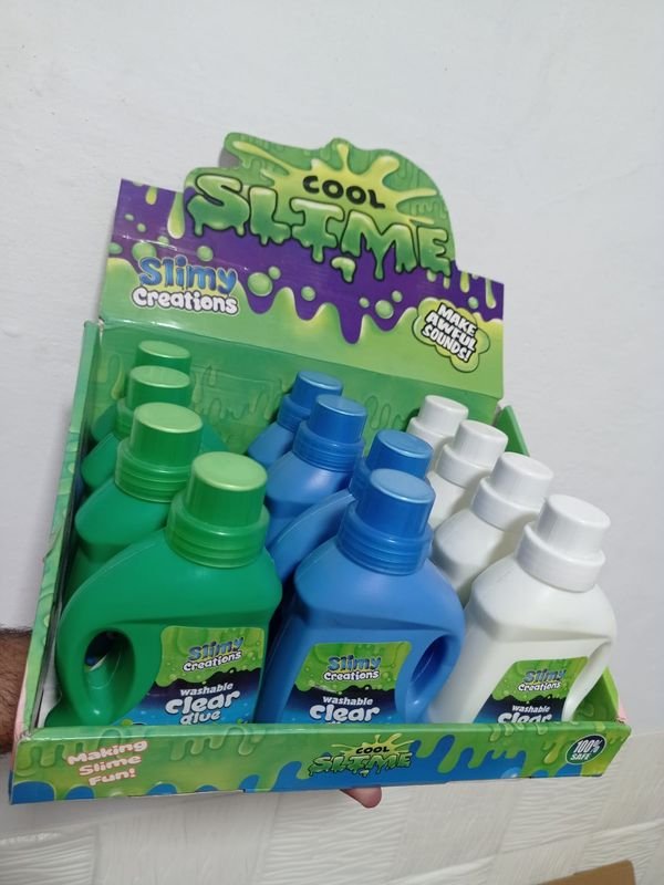 Pack de Slime de Colores con Exhibidor