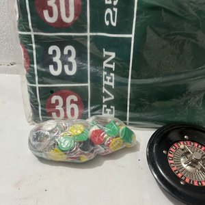 Ruleta de Casino con Fichas y Paño Nuevo - imagen 5