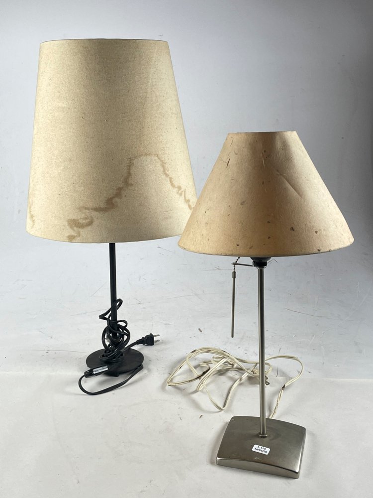 Dos Lámparas de Sobremesa Vintage, 51 y 65 cm