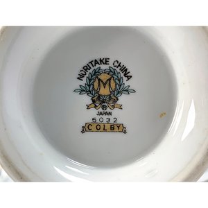 Jarra, Lechera y Azucarero de Porcelana Japonesa "Colby" Noritake - imagen 5