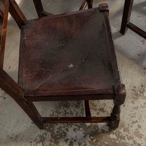 Juego de 4 Sillas Españolas de Madera y Suela - imagen 2