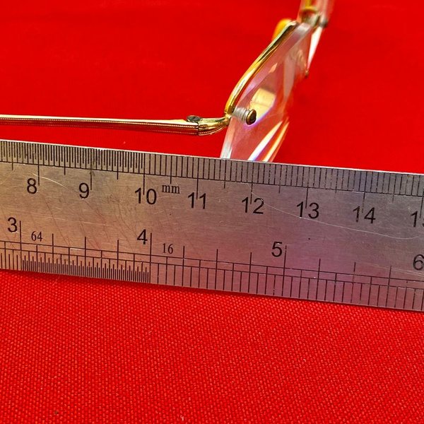 Antiguos lentes enchapados en oro de excelente estado - imagen 10
