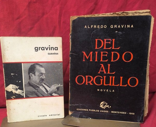 Libros "Del Miedo al Orgullo" (1959) y "Cuentos" (1966) de Alfredo Gravina - imagen 1