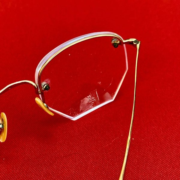 Antiguos lentes enchapados en oro de excelente estado - imagen 8