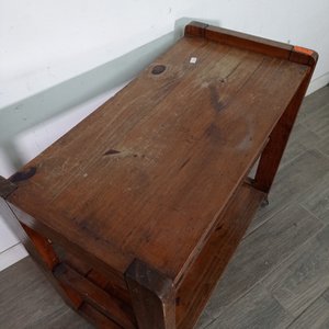 Rack de Madera con Ruedas - 76x40x70cm - imagen 3