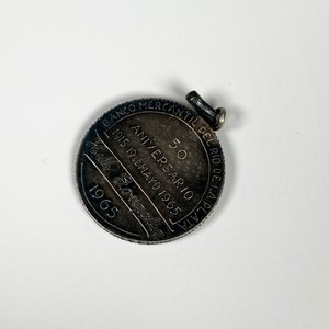 Medalla de Plata Banco Mercantil 1965 - República Oriental del Uruguay 1895 - imagen 3