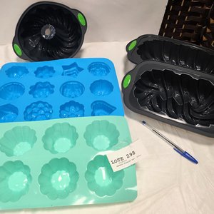 Lote de 5 Moldes de Silicona para Repostería Surtidos - imagen 2