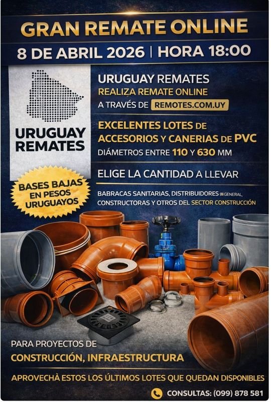 Tuberías PVC y accesorios para construcción