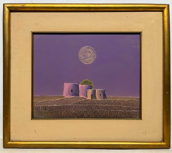 Pintura de Pedro Peralta 'Cielo Despejado' en acrílico sobre fibra - imagen 2