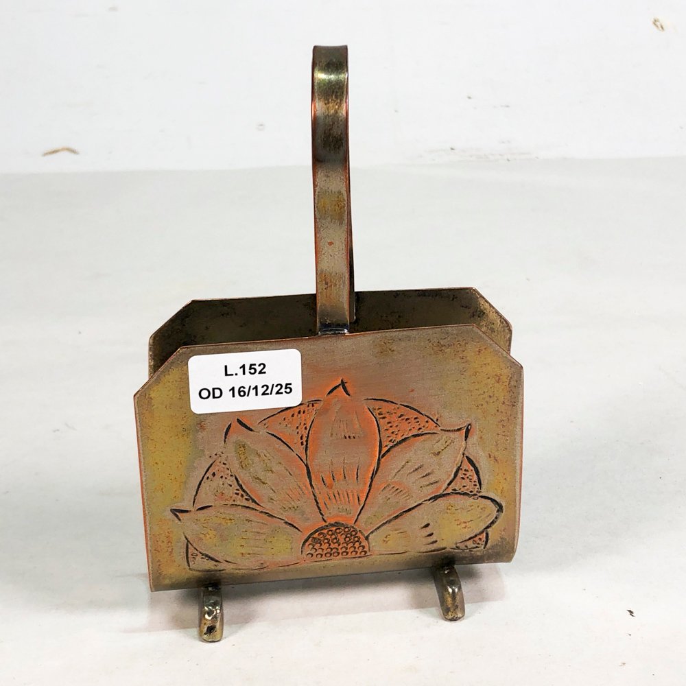 Servilletero en metal ingles sheffield de 15 x 9,5 cm - imagen 2