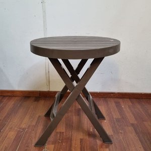 Lote anterior: Mesa Auxiliar Plegable Redonda Marrón para Exterior