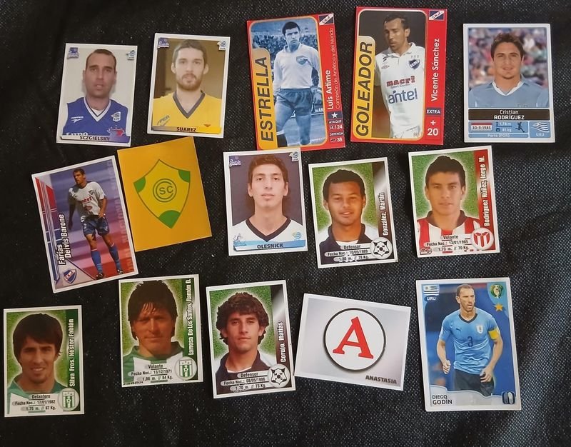 Colección de Figuritas y Stickers de Fútbol Uruguayo e Internacional
