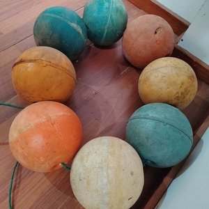Lote de 8 Flotadores Esféricos de Colores Varios - imagen 3