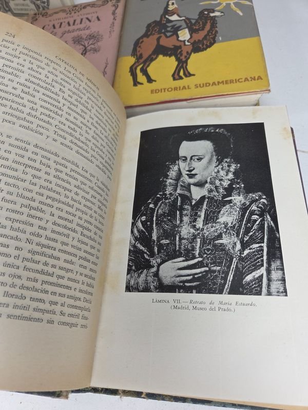 Colección de 12 antiguos libros editorial Sudamericana sobre personajes de la historia - imagen 11