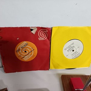 Radio Portátil Antigua y Vinilos - imagen 5
