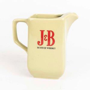 Jarra de loza inglesa con publicidad de whisky JyB - imagen 2