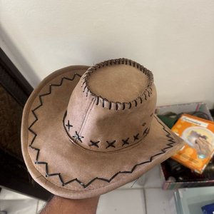 Lote de 3 Sombreros Vaqueros de Cuero - imagen 3
