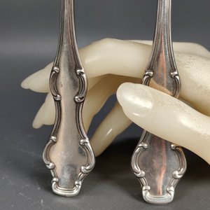 Par de Piezas de Servir "Towle" en Metal Sellado: Cuchara Calada y Tenedor - imagen 3