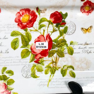 Bandeja de Porcelana Blanca con Diseño Floral "Botanical Collection" - imagen 3